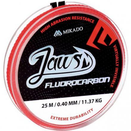 Леска флюрокарбоновая Mikado JAWS FLUOROCARBON 0,35 (25 м) - 8.76 кг.