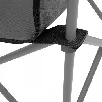 Кресло складное серый/красный/черный (N-244-GRD) NISUS (пр-во ГК Тонар)