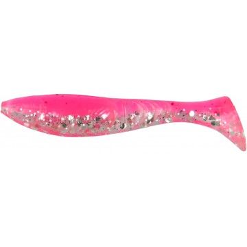 Виброхвост Helios Slash 2,64&quot;/6,7 см Silver Sparkles &amp; Pink 10шт. (HS-19-035)