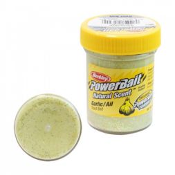 Форелевая паста Berkley PowerBait Natural Scent Garlic Glitter (чеснок, с блестками) (50 г.)