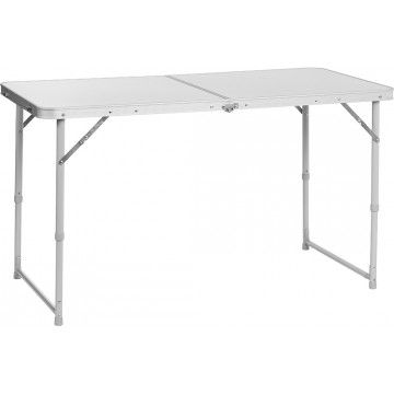 Стол складной 120x60 (АЛЮМИНИЙ) без чехла (T-21407/1-A-1) Helios (пр-во Тонар)