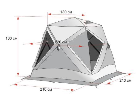 Палатка &quot;ЛОТОС Куб 3 Компакт&quot;