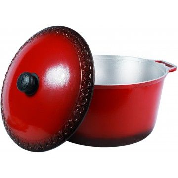 Кастрюля с крышкой Азиатка 10л Силумин (ЭКА10)