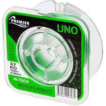 Леска UNO 0,18mm/100m Green Nylon (PR-U-G-018-100) Premier Fishing