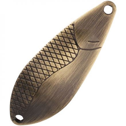 Блесна колеблющаяся Mikado DANCER № 3 / 17 г. / 7.2 см. - состаренная латунь