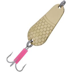 Блесна колеблющаяся Mikado GNOM № 3 / 28 г. / 6.7 см. - золото