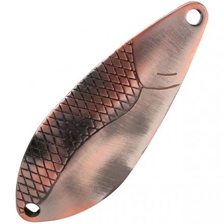 Блесна колеблющаяся Mikado DANCER № 3 / 17 г. / 7.2 см. - состаренная медь