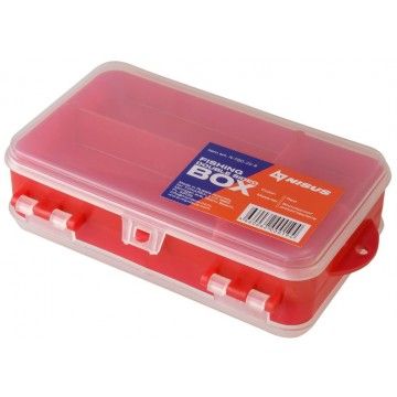 Fishing organizer box NISUS red (N-FBO-2S-R)/ Коробочка для оснастки двухсторонняя(красная) NISUS