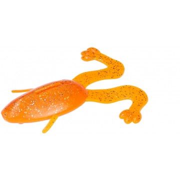 Лягушка Helios Crazy Frog 2,36&quot;/6,0 см Orange &amp; Sparkles 10шт. (HS-22-022)