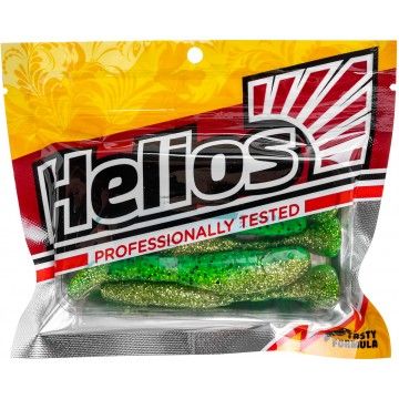 Виброхвост Chubby 3,55&quot;/9 см Green Peas 5шт. (HS-4-051) Helios