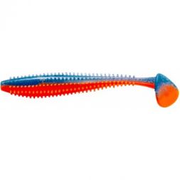 Виброхвост Shaggy 5,12&quot;/13 см Star Blue &amp; Orange 5шт. (HS-18-044) Helios