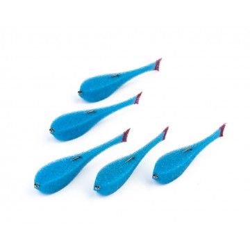 Рыбка поролоновая оснащенная на офсет.кр. 13,5 см с 12 Helios