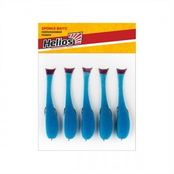 Рыбка поролоновая оснащенная на офсет.кр. 13,5 см с 12 Helios