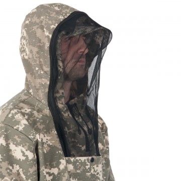 Костюм летний противоэнцефалитный СТОП-КЛЕЩ (60-62) Helios, Т/С Серый Пиксель