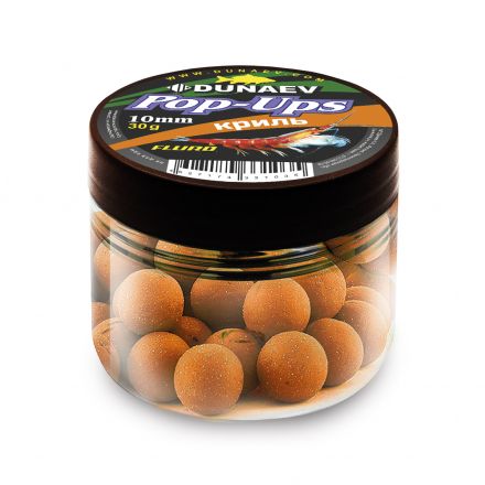 Бойлы DUNAEV POP-UP 10мм Криль (30г)