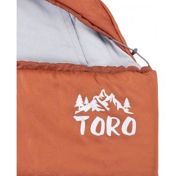 Спальный мешок TORO 300R (210х70, правый, стратекс, оранжевый) (T-HS-SB-T-300R) Helios