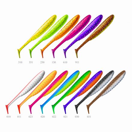 Приманка ZUB-BLEAK 125мм-4шт, (цвет 021) фиолетово-красный