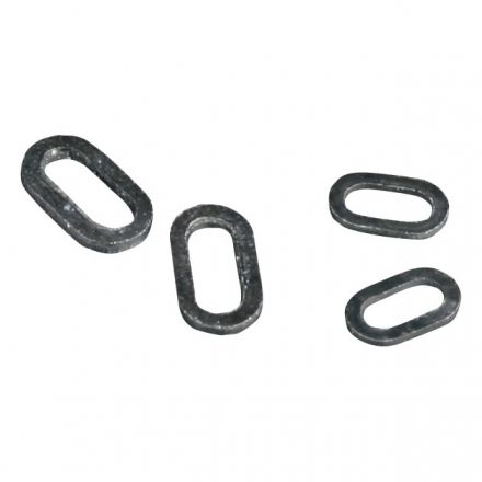 Кольцо Mikado овальной формы 6.0 мм. (черный) ( 25 шт.)