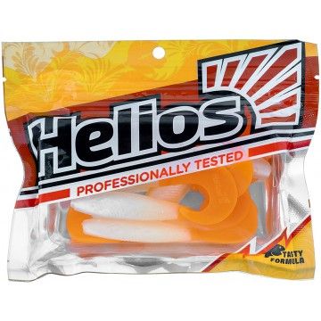 Твистер Hybrid 2,75&quot;/7,0 см Pearl &amp; Orange 7шт. (HS-13-019) Helios