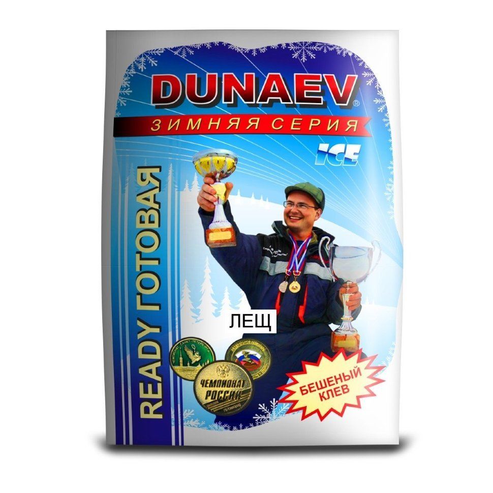 Прикормка "DUNAEV iCE-READY" 0.75кг Лещ