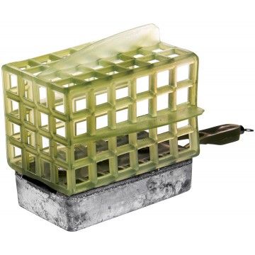 Кормушка Premier Fishing пластик квадрат  120гр (дно+стабилизаторы) КВ-40ПП