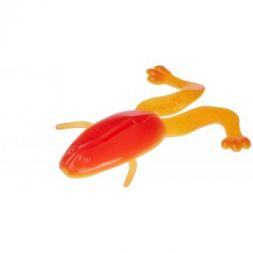 Лягушка Helios Crazy Frog 3,55&quot;/9,0 см Orange &amp; Yellow 4шт. (HS-23-015)