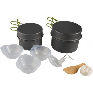 Набор посуды анодированный алюминий CAMPSOR-301