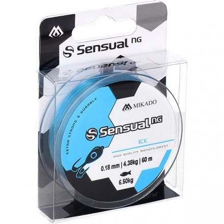 Леска зимняя Mikado SENSUAL N.G. ICE 0,12 (60 м) - 2,35 кг.