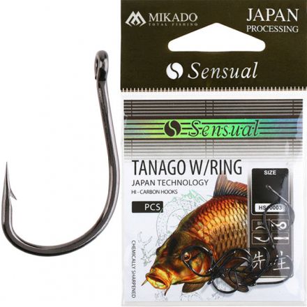 Крючки Mikado SENSUAL - TANAGO W/RING № 12 BN (с ушком)( 10 шт.)