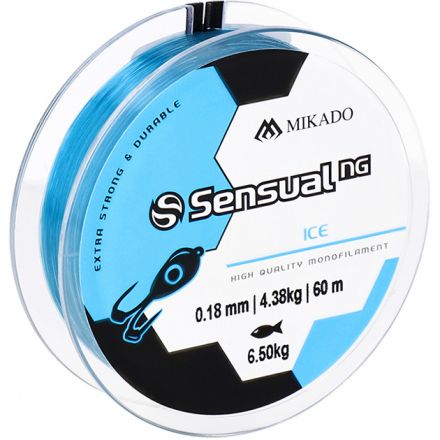 Леска зимняя Mikado SENSUAL N.G. ICE 0,16 (60 м) - 3,41 кг.