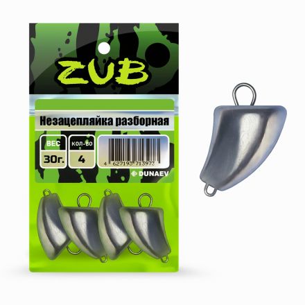 Груз-банан с вертлюгом ZUB 14г. (упак. 3шт)