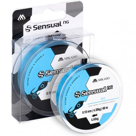 Леска зимняя Mikado SENSUAL N.G. ICE 0,18 (60 м) - 4,38 кг.