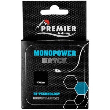 Леска MONOPOWER MATCH 0,30mm/100m Blue Nylon (PR-MM-B-030-100) Premier Fishing