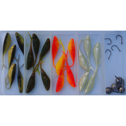 Набор силиконовых приманок Mikado FISH FRY (5,5 см.20 шт.)