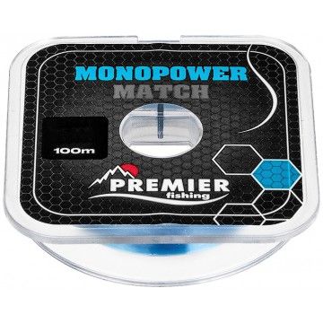 Леска MONOPOWER MATCH 0,50mm/100m Blue Nylon (PR-MM-B-050-100) Premier Fishing