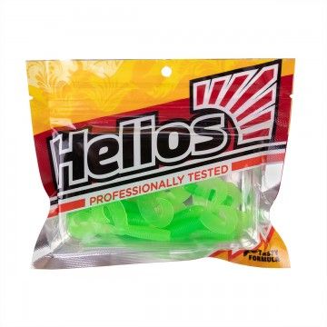 Твистер Helios Credo Double Tail 2,95&quot;/7,5 см Electric green 7шт. (HS-12-007)