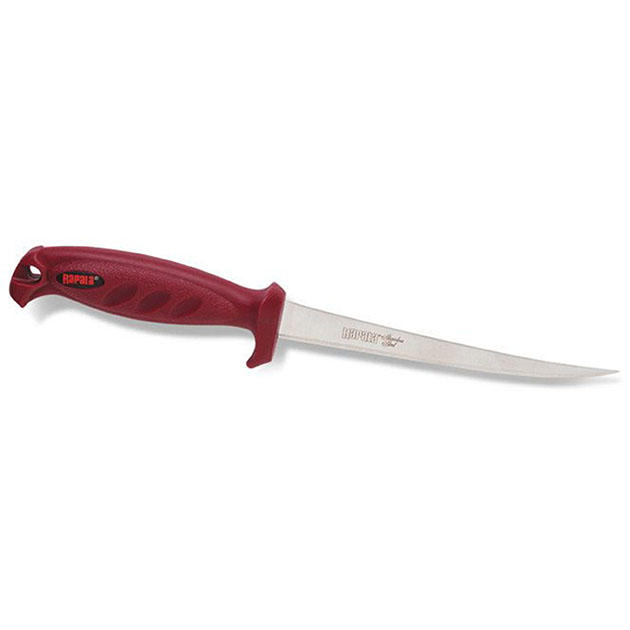 126SP Филейный нож Rapala (лезвие 15 см, красн. рукоятка, без чехла)