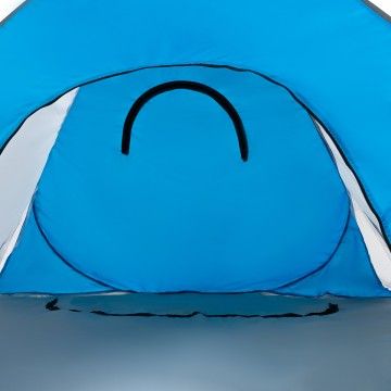 Палатка зимняя автомат 1,8*1,8 бело-голубая дно на молнии (PR-D-TNC-038-1.8)