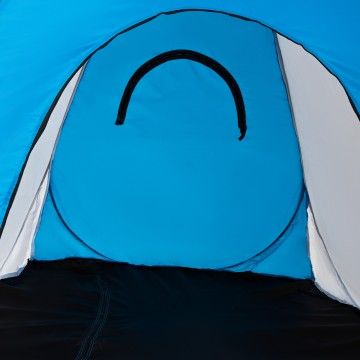 Палатка зимняя автомат 1,5*1,5 бело-голубая дно на молнии (PR-D-TNC-038-1.5)