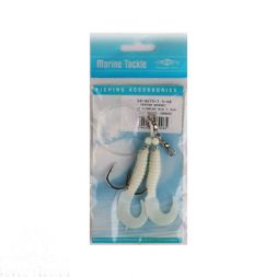 Морская оснастка Mikado PILK D-TWIST 5.5см, крючок № 4/0 (PHOSPHO)