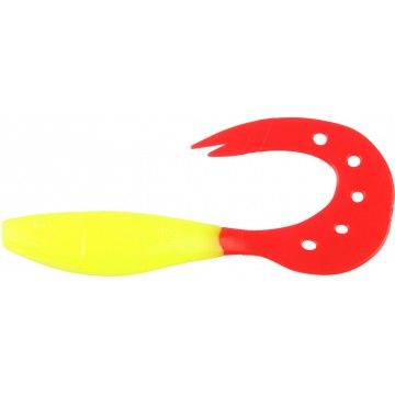 Твистер Helios Kasandra 4&quot;29/10,9см Yellow RT 5шт. (HS-34-038)