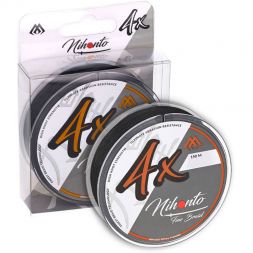 Плетеный шнур Mikado NIHONTO FINE BRAID 0,28 black (150 м) - 23.40 кг.