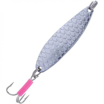 Блесна колеблющаяся Mikado DIVER № 4 / 21 г. / 8 см. - серебро