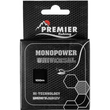 Леска MONOPOWER UNIVERSAL 0,14mm/100m Clear Nylon (PR-MU-T-014-100) Premier Fishing