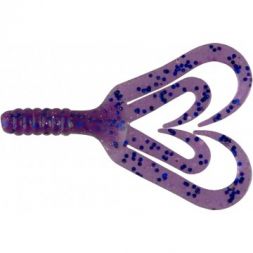 Твистер Helios Credo Four tail 2,35&quot;/6,0 см Silver Sparkles &amp; Fio10шт. (HS-20-036)