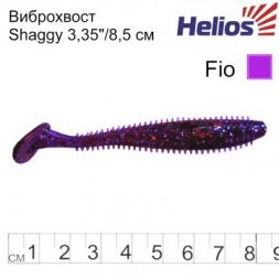 Виброхвост Helios Shaggy 3,35&quot;/8,5 см Fio 5шт. (HS-16-012)