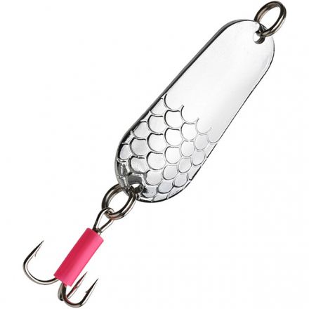 Блесна колеблющаяся Mikado TRYTHON № 3 / 13.5 г. / 4.5 см. - серебро