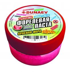 Форелевая паста Dunaev Красная Икра Красная (50 мл.)