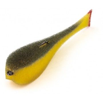 Рыбка поролоновая оснащенная на офсет.кр. 9 см ж/ч 07 Helios