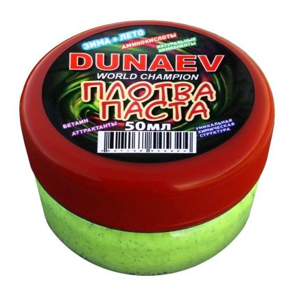 Паста Dunaev 50мл Плотва Ваниль